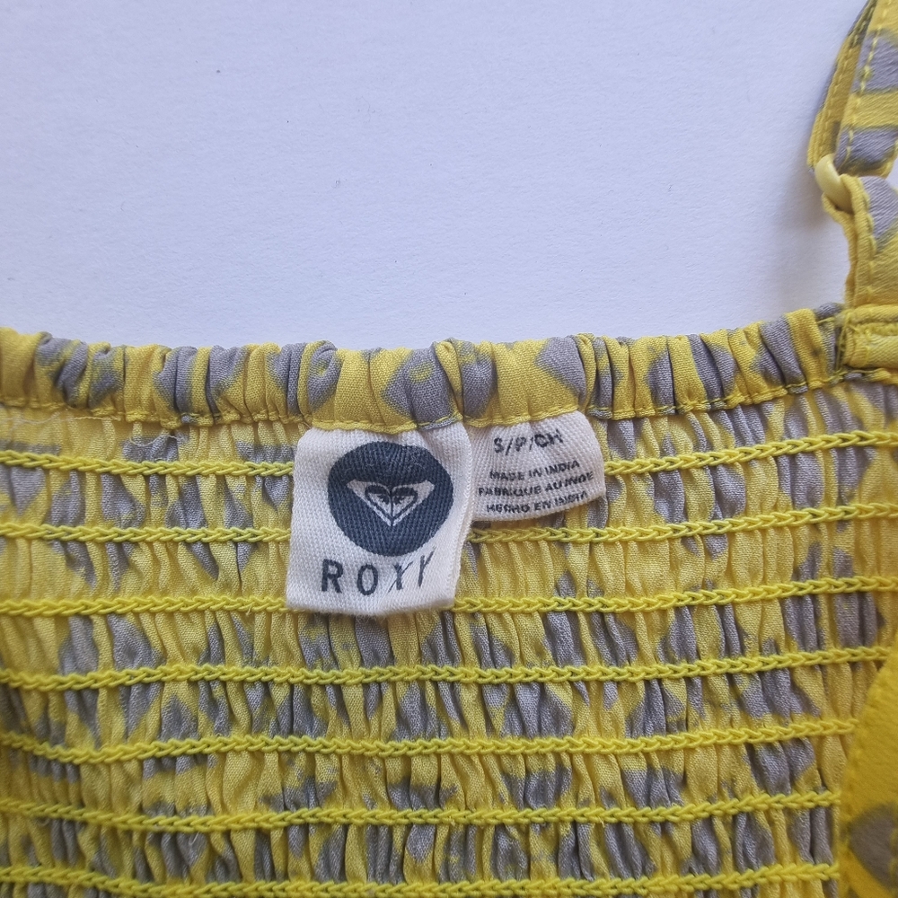 Yellow dress size small by Roxy